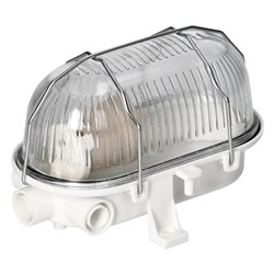 BODRUM, OPRAWA OŚWIETLENIOWA, E27, MAX. 15W, IP54, KLOSZ SZKLANY, STALOWA OSŁONA, BIAŁA ORNO BODRUM, OPRAWA OŚWIETLENIOWA, E27, MAX. 15W, IP54, KLOSZ SZKLANY, STALOWA OSŁONA, BIAŁA ORNO