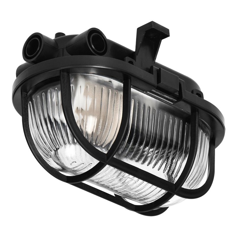 SOTOA, OPRAWA OŚWIETLENIOWA, E27, MAX. 15W, IP54, KLOSZ SZKLANY, OSŁONA PLASTIKOWA, CZARNA ORNO SOTOA, OPRAWA OŚWIETLENIOWA, E27, MAX. 15W, IP54, KLOSZ SZKLANY, OSŁONA PLASTIKOWA, CZARNA ORNO