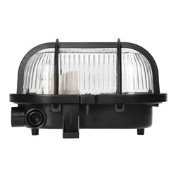 SOTOA, OPRAWA OŚWIETLENIOWA, E27, MAX. 15W, IP54, KLOSZ SZKLANY, OSŁONA PLASTIKOWA, CZARNA ORNO SOTOA, OPRAWA OŚWIETLENIOWA, E27, MAX. 15W, IP54, KLOSZ SZKLANY, OSŁONA PLASTIKOWA, CZARNA ORNO