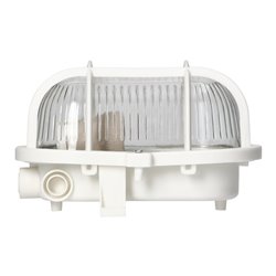 SOTOA, OPRAWA OŚWIETLENIOWA,E27, MAX. 15W, IP54, KLOSZ SZKLANY, OSŁONA PLASTIKOWA, BIAŁA ORNO SOTOA, OPRAWA OŚWIETLENIOWA,E27, MAX. 15W, IP54, KLOSZ SZKLANY, OSŁONA PLASTIKOWA, BIAŁA ORNO
