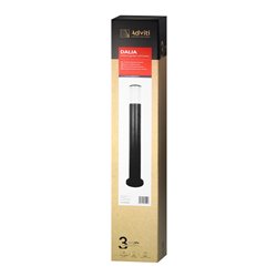 DALIA OPRAWA OGRODOWA SŁUPEK, E27, MAX. 15W, IP54, 80 CM, CZARNY ORNO DALIA OPRAWA OGRODOWA SŁUPEK, E27, MAX. 15W, IP54, 80 CM, CZARNY ORNO