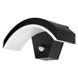 PILEA LED 9W, LAMPA OGRODOWA Z CZUJNIKIEM PIR, 700LM, IP54, 4000K, CZARNA ORNO PILEA LED 9W, LAMPA OGRODOWA Z CZUJNIKIEM PIR, 700LM, IP54, 4000K, CZARNA ORNO