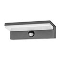 PACHIRA LED 9W, OPRAWA OGRODOWA Z CZUJNIKIEM RUCHU, 500LM, IP54, 4000K, CZARNA ORNO