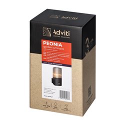 PEONIA OPRAWA OGRODOWA Z CZUJNIKIEM RUCHU, E27, MAX. 15W, IP54, CZARNA ORNO PEONIA OPRAWA OGRODOWA Z CZUJNIKIEM RUCHU, E27, MAX. 15W, IP54, CZARNA ORNO