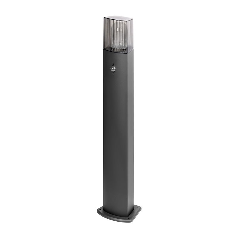 PEONIA OPRAWA OGRODOWA SŁUPEK Z CZUJNIKIEM RUCHU, E27, MAX. 15W, IP54, 75 CM, CZARNA ORNO PEONIA OPRAWA OGRODOWA SŁUPEK Z CZUJNIKIEM RUCHU, E27, MAX. 15W, IP54, 75 CM, CZARNA ORNO
