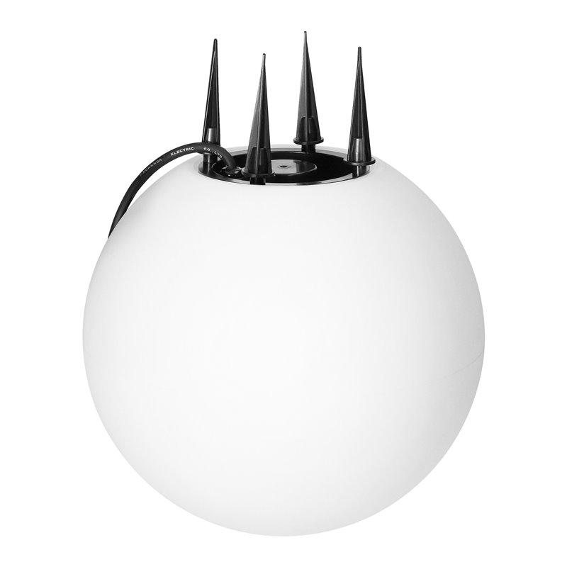 LUNA II OPRAWA OGRODOWA KULA, E27, MAX. 18W, IP65, BIAŁA, ?280 ORNO LUNA II OPRAWA OGRODOWA KULA, E27, MAX. 18W, IP65, BIAŁA, ?280 ORNO