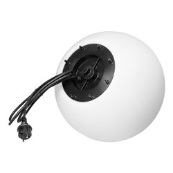 LUNA II OPRAWA OGRODOWA KULA, E27, MAX. 18W, IP65, BIAŁA, ?380 ORNO LUNA II OPRAWA OGRODOWA KULA, E27, MAX. 18W, IP65, BIAŁA, ?380 ORNO