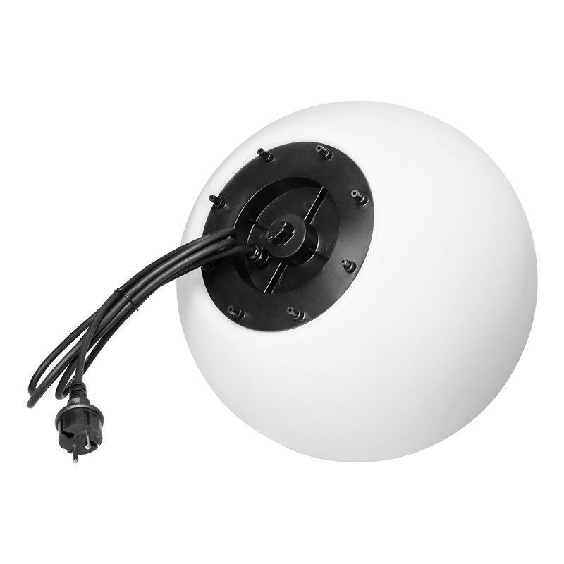 LUNA II OPRAWA OGRODOWA KULA, E27, MAX. 18W, IP65, BIAŁA, ?380 ORNO LUNA II OPRAWA OGRODOWA KULA, E27, MAX. 18W, IP65, BIAŁA, ?380 ORNO