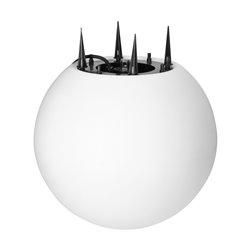 LUNA II OPRAWA OGRODOWA KULA, E27, MAX. 18W, IP65, BIAŁA, ?380 ORNO LUNA II OPRAWA OGRODOWA KULA, E27, MAX. 18W, IP65, BIAŁA, ?380 ORNO