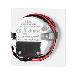DRACO LED NEW 1,5W, OPRAWA SCHODOWA PODTYNKOWA, 12VDC, 30LM, 3000K, BIAŁA, CZUJNIK RUCHU I ZMIERZCHU ORNO DRACO LED NEW 1,5W, OPRAWA SCHODOWA PODTYNKOWA, 12VDC, 30LM, 3000K, BIAŁA, CZUJNIK RUCHU I ZMIERZCHU ORNO