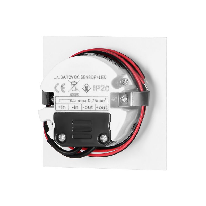DRACO LED NEW 1,5W, OPRAWA SCHODOWA PODTYNKOWA, 12VDC, 30LM, 4000K, BIAŁA, CZUJNIK RUCHU I ZMIERZCHU ORNO DRACO LED NEW 1,5W, OPRAWA SCHODOWA PODTYNKOWA, 12VDC, 30LM, 4000K, BIAŁA, CZUJNIK RUCHU I ZMIERZCHU ORNO