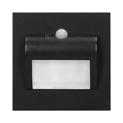 DRACO LED NEW 1,5W, OPRAWA SCHODOWA PODTYNKOWA, 12VDC, 30LM, 6000K, CZARNY, CZUJNIK RUCHU I ZMIERZCHU ORNO DRACO LED NEW 1,5W, OPRAWA SCHODOWA PODTYNKOWA, 12VDC, 30LM, 6000K, CZARNY, CZUJNIK RUCHU I ZMIERZCHU ORNO