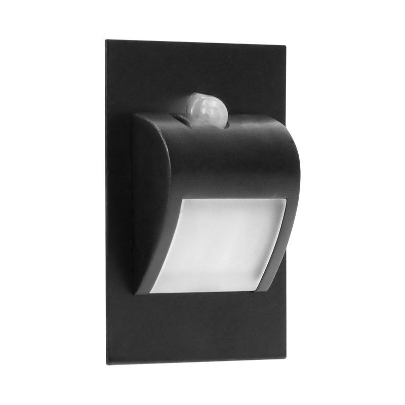 DRACO LED NEW 1,5W, OPRAWA SCHODOWA PODTYNKOWA, 12VDC, 30LM, 6000K, CZARNY, CZUJNIK RUCHU I ZMIERZCHU ORNO DRACO LED NEW 1,5W, OPRAWA SCHODOWA PODTYNKOWA, 12VDC, 30LM, 6000K, CZARNY, CZUJNIK RUCHU I ZMIERZCHU ORNO