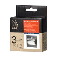 DRACO LED NEW 1,5W, OPRAWA SCHODOWA PODTYNKOWA, 12VDC, 30LM, 6000K, SATYNA, CZUJNIK RUCHU I ZMIERZCHU ORNO DRACO LED NEW 1,5W, OPRAWA SCHODOWA PODTYNKOWA, 12VDC, 30LM, 6000K, SATYNA, CZUJNIK RUCHU I ZMIERZCHU ORNO