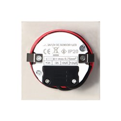 DRACO LED NEW 1,5W, OPRAWA SCHODOWA PODTYNKOWA, 12VDC, 30LM, 6000K, SATYNA, CZUJNIK RUCHU I ZMIERZCHU ORNO DRACO LED NEW 1,5W, OPRAWA SCHODOWA PODTYNKOWA, 12VDC, 30LM, 6000K, SATYNA, CZUJNIK RUCHU I ZMIERZCHU ORNO