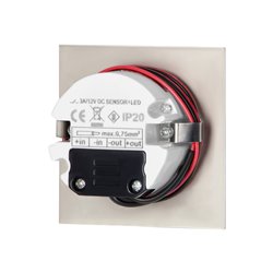 DRACO LED NEW 1,5W, OPRAWA SCHODOWA PODTYNKOWA, 12VDC, 30LM, 6000K, SATYNA, CZUJNIK RUCHU I ZMIERZCHU ORNO DRACO LED NEW 1,5W, OPRAWA SCHODOWA PODTYNKOWA, 12VDC, 30LM, 6000K, SATYNA, CZUJNIK RUCHU I ZMIERZCHU ORNO