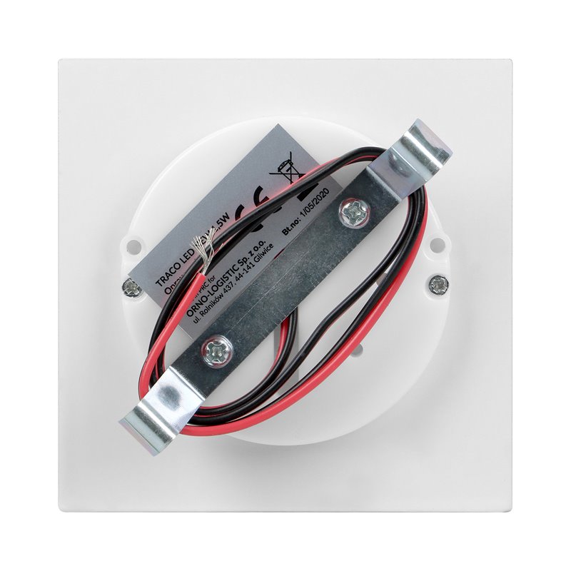 TRACO LED 1,5W, OPRAWA SCHODOWA PODTYNKOWA, 12VDC, 30LM, 4000K, BIAŁY, INNOWACYJNY SPOSÓB MONTAŻU ORNO TRACO LED 1,5W, OPRAWA SCHODOWA PODTYNKOWA, 12VDC, 30LM, 4000K, BIAŁY, INNOWACYJNY SPOSÓB MONTAŻU ORNO
