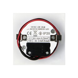 TRACO LED 1,5W, OPRAWA SCHODOWA PODTYNKOWA, 12VDC, 30LM, 4000K, BIAŁA, CZUJNIK RUCHU I ZMIERZCHU ORNO TRACO LED 1,5W, OPRAWA SCHODOWA PODTYNKOWA, 12VDC, 30LM, 4000K, BIAŁA, CZUJNIK RUCHU I ZMIERZCHU ORNO