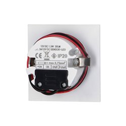 TRACO LED 1,5W, OPRAWA SCHODOWA PODTYNKOWA, 12VDC, 30LM, 4000K, BIAŁA, CZUJNIK RUCHU I ZMIERZCHU ORNO TRACO LED 1,5W, OPRAWA SCHODOWA PODTYNKOWA, 12VDC, 30LM, 4000K, BIAŁA, CZUJNIK RUCHU I ZMIERZCHU ORNO