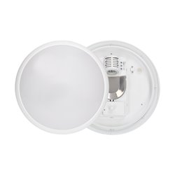 BREVA, PLAFON OŚWIETLENIOWY Z MIKROFALOWYM CZUJNIKIEM RUCHU, 60W, E27, IP44, POLIWĘGLAN MLECZNY ORNO BREVA, PLAFON OŚWIETLENIOWY Z MIKROFALOWYM CZUJNIKIEM RUCHU, 60W, E27, IP44, POLIWĘGLAN MLECZNY ORNO