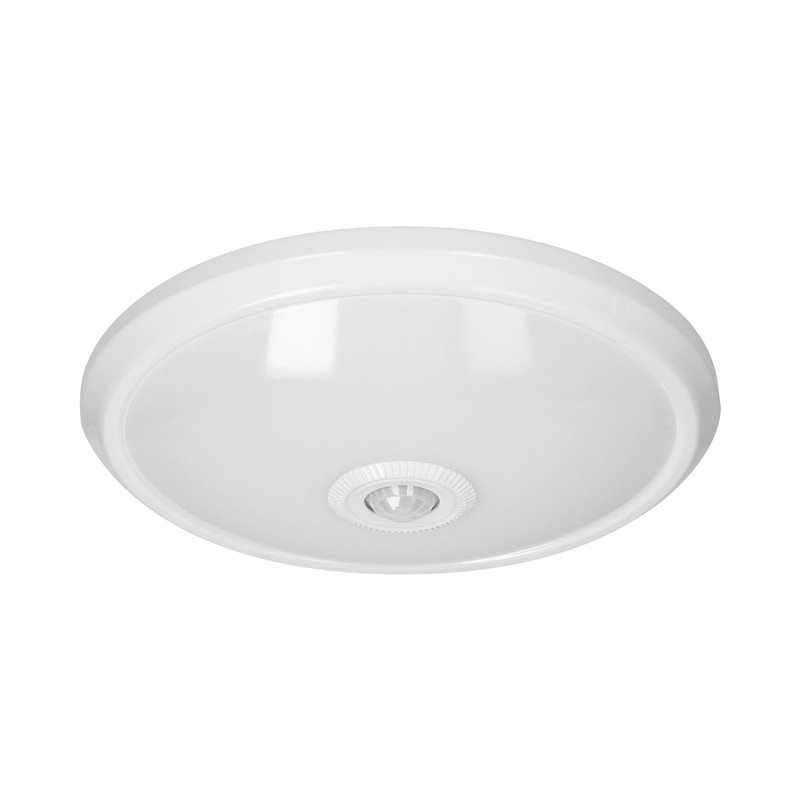 ZONDA LED 16W, PLAFON Z CZUJNIKIEM RUCHU, 1100LM, IP20, 4000K, POLIWĘGLAN MLECZNY, BIAŁY ORNO