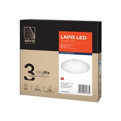 LAPIS LED 12W, PLAFON OŚWIETLENIOWY, 800LM, IP65, 4000K, IK10, POLIWĘGLAN MLECZNY, BIAŁY ORNO LAPIS LED 12W, PLAFON OŚWIETLENIOWY, 800LM, IP65, 4000K, IK10, POLIWĘGLAN MLECZNY, BIAŁY ORNO