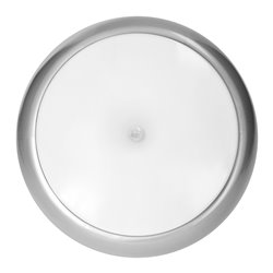 KOKO OPRAWA 2XE27 Z CZUJNIKIEM RUCHU PIR, 2X40W, SREBRNA-POLIPROPYLEN, KLOSZ MATOWY-POLIWĘGLAN, IP44, IK10 ORNO KOKO OPRAWA 2XE27 Z CZUJNIKIEM RUCHU PIR, 2X40W, SREBRNA-POLIPROPYLEN, KLOSZ MATOWY-POLIWĘGLAN, IP44, IK10 ORNO