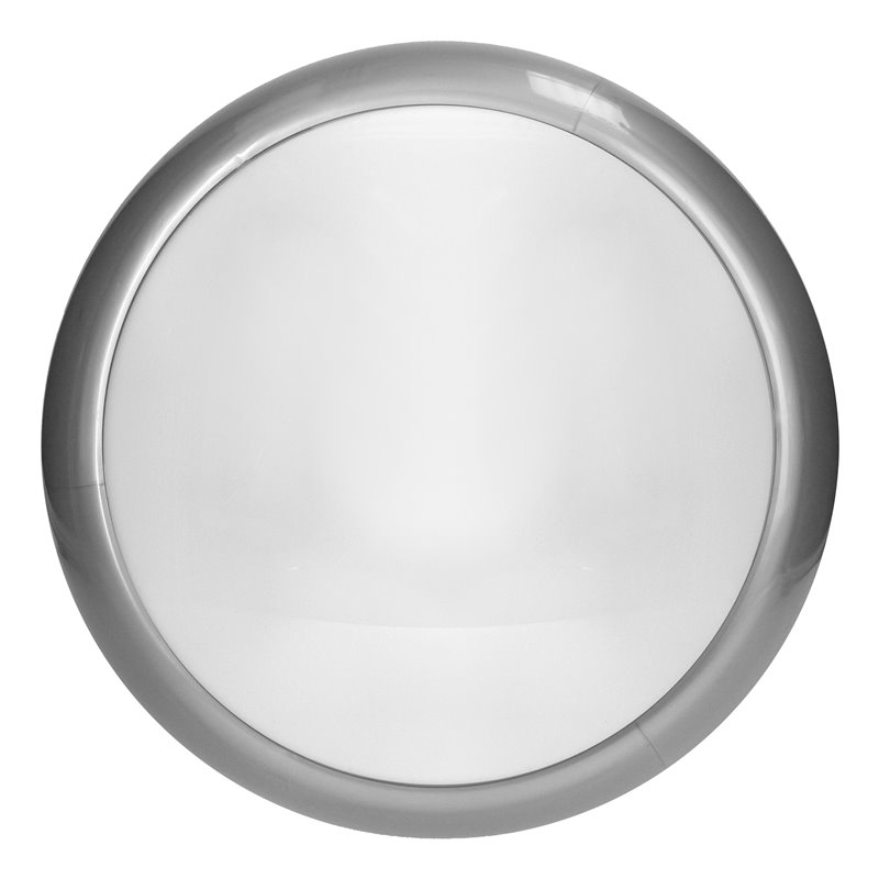 KOKO OPRAWA LED Z MIKROFALOWYM CZUJNIKIEM RUCHU, 12W, 3000K, 1100LM, SREBRNA-POLIPROPYLEN, KLOSZ MATOWY-POLIWĘGLAN, IP44, IK10 O KOKO OPRAWA LED Z MIKROFALOWYM CZUJNIKIEM RUCHU, 12W, 3000K, 1100LM, SREBRNA-POLIPROPYLEN, KLOSZ MATOWY-POLIWĘGLAN, IP44, IK10 O