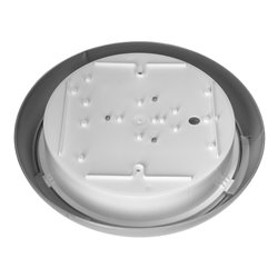 KOKO OPRAWA LED Z MIKROFALOWYM CZUJNIKIEM RUCHU, 12W, 3000K, 1100LM, SREBRNA-POLIPROPYLEN, KLOSZ MATOWY-POLIWĘGLAN, IP44, IK10 O KOKO OPRAWA LED Z MIKROFALOWYM CZUJNIKIEM RUCHU, 12W, 3000K, 1100LM, SREBRNA-POLIPROPYLEN, KLOSZ MATOWY-POLIWĘGLAN, IP44, IK10 O