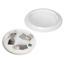 LUBA OPRAWA 3XE27, MOC MAX. 3X60W, BIAŁA-STAL, KLOSZ MATOWY-SZKŁO, IP44 ORNO LUBA OPRAWA 3XE27, MOC MAX. 3X60W, BIAŁA-STAL, KLOSZ MATOWY-SZKŁO, IP44 ORNO