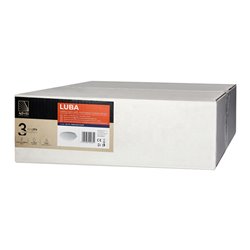 LUBA OPRAWA 3XE27 Z MIKROFALOWYM CZUJNIKIEM RUCHU, MOC MAX. 3X60W, BIAŁA-STAL, KLOSZ MATOWY-SZKŁO, IP44 ORNO LUBA OPRAWA 3XE27 Z MIKROFALOWYM CZUJNIKIEM RUCHU, MOC MAX. 3X60W, BIAŁA-STAL, KLOSZ MATOWY-SZKŁO, IP44 ORNO