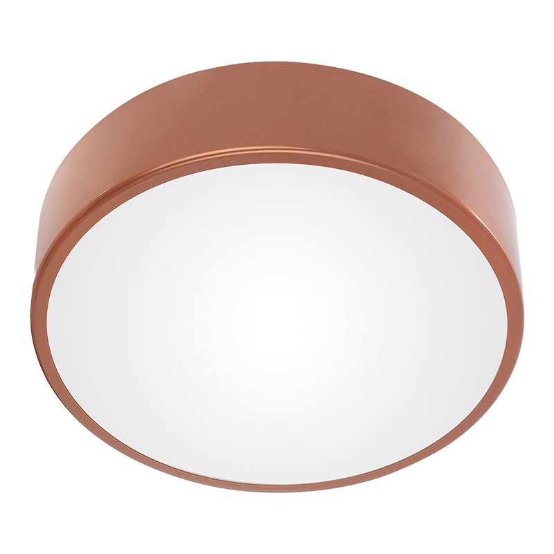 OVO PLAFON 2XE27 Z MIKROFALOWYM CZUJNIKIEM RUCHU, 2X24W, MIEDZIANA STAL, KLOSZ SZKLANY MATOWY, IP20, O 300 ORNO
