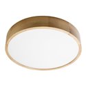 OVO PLAFON 4XE27, 4X24W, DĘBOWY, KLOSZ SZKLANY MATOWY, IP20, O 475 ORNO