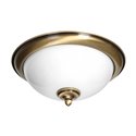 PONTUS PLAFON 2XE14, 2X40W, METAL, MOSIĄDZ PATYNOWANY, KLOSZ SZKLANY ORNO PONTUS PLAFON 2XE14, 2X40W, METAL, MOSIĄDZ PATYNOWANY, KLOSZ SZKLANY ORNO