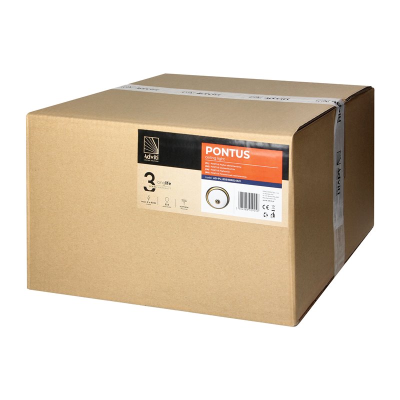 PONTUS PLAFON 2XE14, 2X40W, METAL, MOSIĄDZ PATYNOWANY, KLOSZ SZKLANY ORNO PONTUS PLAFON 2XE14, 2X40W, METAL, MOSIĄDZ PATYNOWANY, KLOSZ SZKLANY ORNO