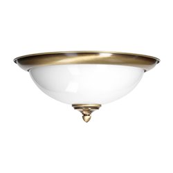PONTUS PLAFON 2XE14, 2X40W, METAL, MOSIĄDZ PATYNOWANY, KLOSZ SZKLANY ORNO PONTUS PLAFON 2XE14, 2X40W, METAL, MOSIĄDZ PATYNOWANY, KLOSZ SZKLANY ORNO