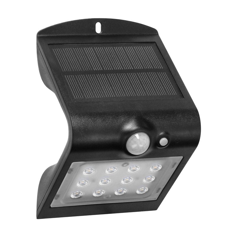 SILOE LED 1,5W, LAMPA SOLARNA Z CZUJNIKIEM RUCHU 120ST, 190LM, IP65, 4000K, 1200MAH, PODWÓJNE ŹRÓDŁO ŚWIATŁA, CZARNA ORNO SILOE LED 1,5W, LAMPA SOLARNA Z CZUJNIKIEM RUCHU 120ST, 190LM, IP65, 4000K, 1200MAH, PODWÓJNE ŹRÓDŁO ŚWIATŁA, CZARNA ORNO