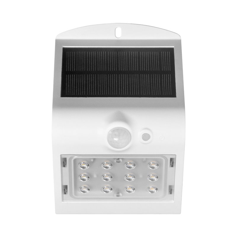SILOE LED 1,5W, LAMPA SOLARNA Z CZUJNIKIEM RUCHU 120ST, 190LM, IP65, 4000K, 1200MAH, PODWÓJNE ŹRÓDŁO ŚWIATŁA, BIAŁA ORNO SILOE LED 1,5W, LAMPA SOLARNA Z CZUJNIKIEM RUCHU 120ST, 190LM, IP65, 4000K, 1200MAH, PODWÓJNE ŹRÓDŁO ŚWIATŁA, BIAŁA ORNO