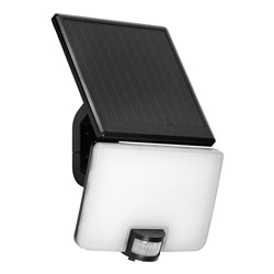 SOLIS LED 10W, NAŚWIETLACZ SOLARNY Z CZUJNIKIEM RUCHU PIR, 1200LM, IP54, 4000K, 3000 MAH, CZARNY ORNO SOLIS LED 10W, NAŚWIETLACZ SOLARNY Z CZUJNIKIEM RUCHU PIR, 1200LM, IP54, 4000K, 3000 MAH, CZARNY ORNO