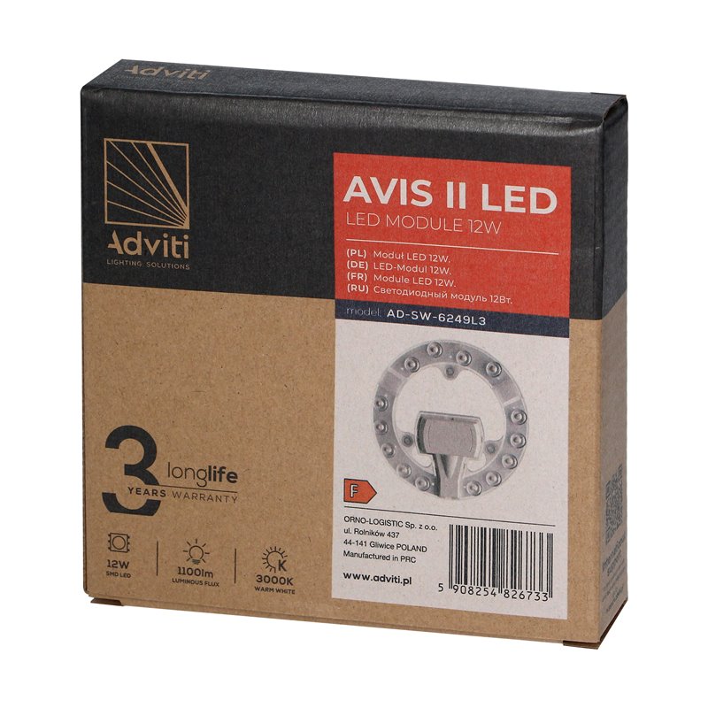 AVIS II LED PANEL ŚWIETLNY LED 12W, 1100LM, 3000K, O 137 ORNO AVIS II LED PANEL ŚWIETLNY LED 12W, 1100LM, 3000K, O 137 ORNO