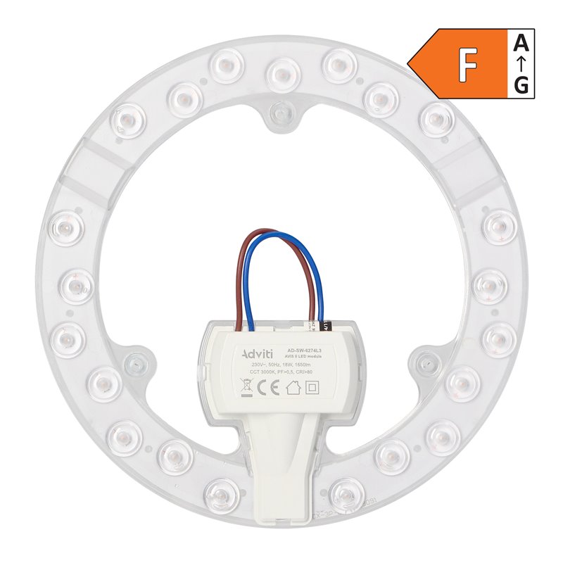 AVIS II LED PANEL ŚWIETLNY LED 18W, 1650LM, 3000K, O 176 ORNO AVIS II LED PANEL ŚWIETLNY LED 18W, 1650LM, 3000K, O 176 ORNO