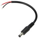 WTYK ZASILANIA DO TAŚM LED DC 5.5/2.1 MĘSKI, ZESTAW 10 SZT. ORNO