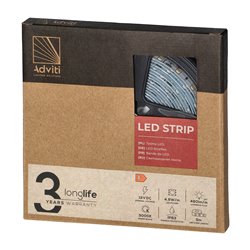TAŚMA LED 12V, 2835, 60L/M, 430LM/M, 4,8W/M, IP63, 3000K, 5M ORNO TAŚMA LED 12V, 2835, 60L/M, 430LM/M, 4,8W/M, IP63, 3000K, 5M ORNO