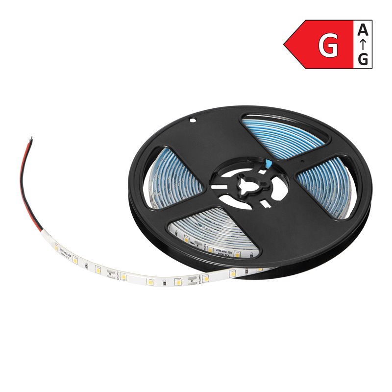 TAŚMA LED 12V, 2835, 60L/M, 430LM/M, 4,8W/M, IP63, 6000K, 5M ORNO TAŚMA LED 12V, 2835, 60L/M, 430LM/M, 4,8W/M, IP63, 6000K, 5M ORNO