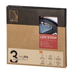 TAŚMA LED 12V, 2835, 120L/M, 1000LM/M, 9,6W/M, IP20, 4000K, 5M ORNO TAŚMA LED 12V, 2835, 120L/M, 1000LM/M, 9,6W/M, IP20, 4000K, 5M ORNO