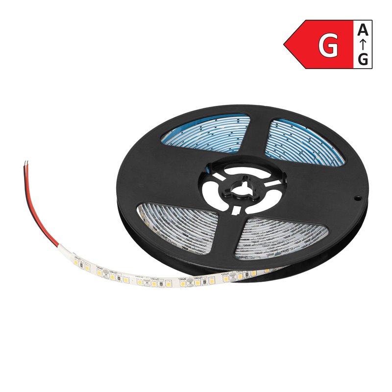 TAŚMA LED 12V, 2835, 120L/M, 760LM/M, 9,6W/M, IP63, 3000K, 5M ORNO TAŚMA LED 12V, 2835, 120L/M, 760LM/M, 9,6W/M, IP63, 3000K, 5M ORNO