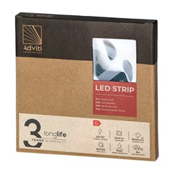 TAŚMA LED COB 12V, 480L/M, 900LM/M, 10W/M, IP20, 6000K, 5M ORNO TAŚMA LED COB 12V, 480L/M, 900LM/M, 10W/M, IP20, 6000K, 5M ORNO
