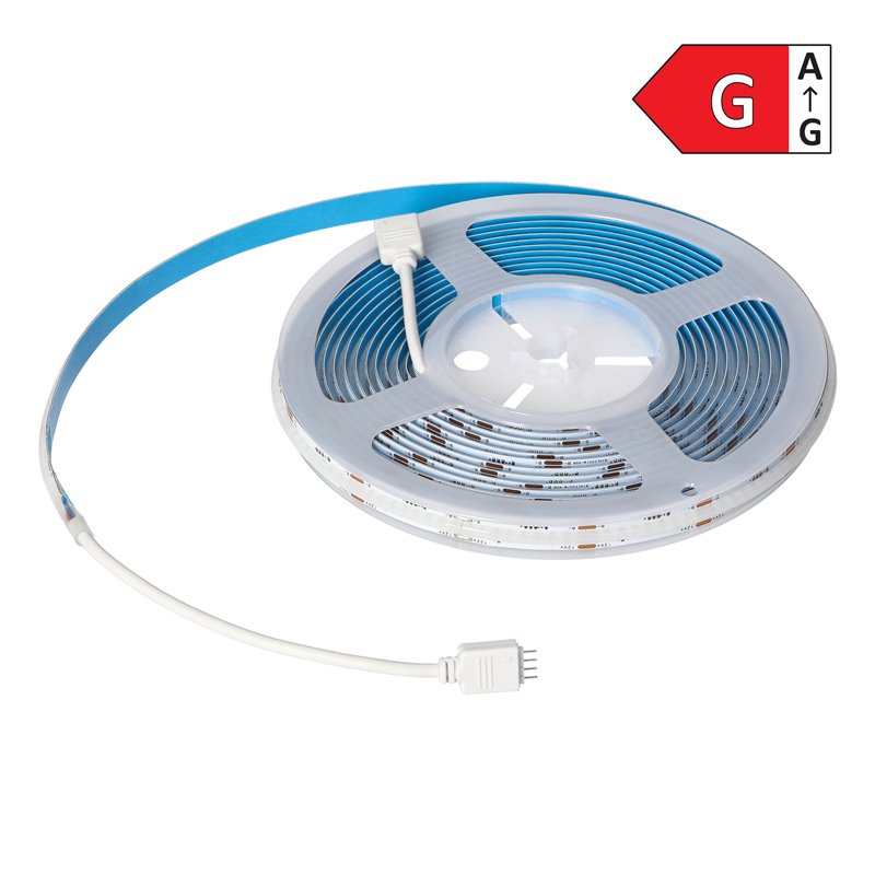 TAŚMA LED COB 12V, 840L/M, 422LM/M, 15W/M, IP20, RGB, 5M ORNO TAŚMA LED COB 12V, 840L/M, 422LM/M, 15W/M, IP20, RGB, 5M ORNO