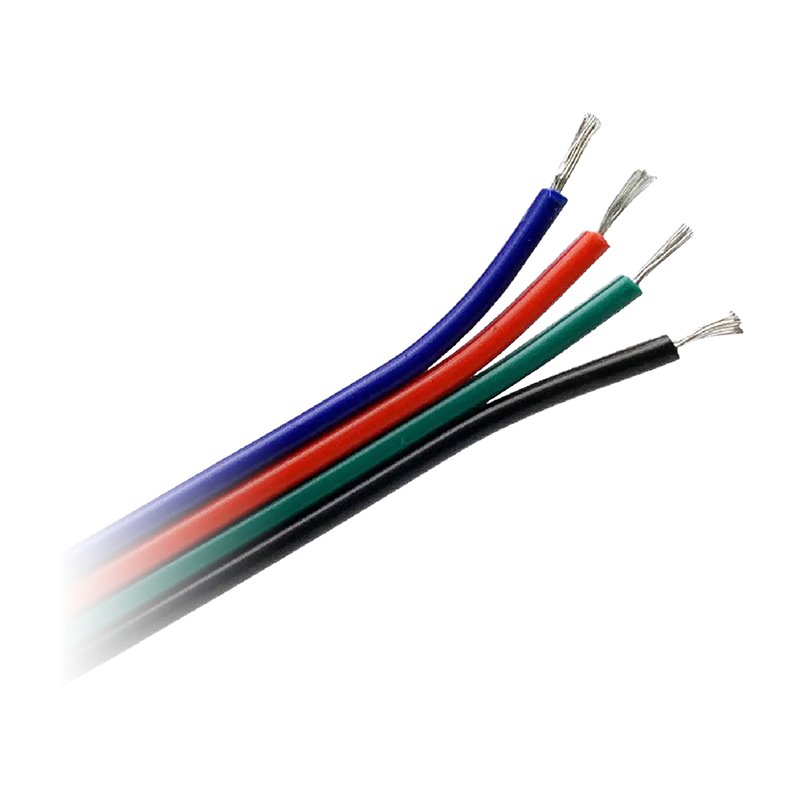 PRZEWÓD DO TAŚM LED RGB, 4X0,35MM2, 25M ORNO PRZEWÓD DO TAŚM LED RGB, 4X0,35MM2, 25M ORNO
