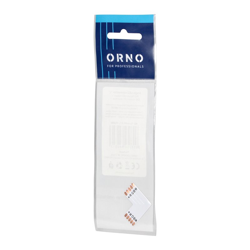 ZŁĄCZKA LED RGBW 12MM, KĄTOWA "L" ORNO ZŁĄCZKA LED RGBW 12MM, KĄTOWA "L" ORNO